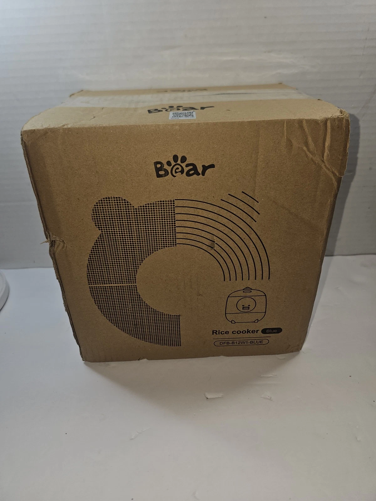 Bear Mini Rice Cooker 2 Cups Uncooked, 1.2L Portable Non-Stick Small Travel Rice