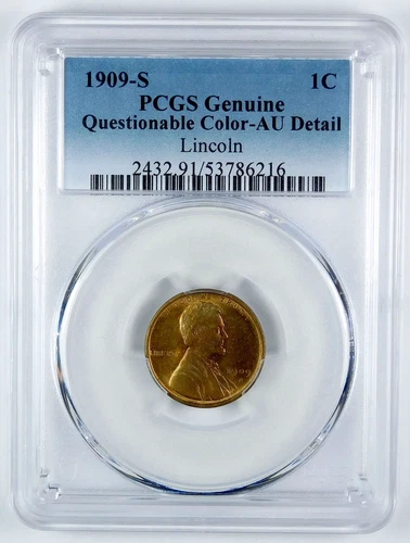 1909-S Lincoln Wheat Cent — photo from the most recent tracked eBay sale