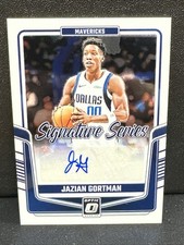 Jazian Gortman 2024-25 Donruss Optic Signature Series #SS-GOT Mavericks Auto