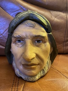 Antique Wilhelm Schiller & Sohn Fisherman Captain Tobacco Jar WS&S 3342