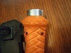 WENOKA MADE IN JAPAN VINTAGE 8501 DIVE KNIFE STAINLESS ORANGE HANDLE W/SHEATH — photo 4
