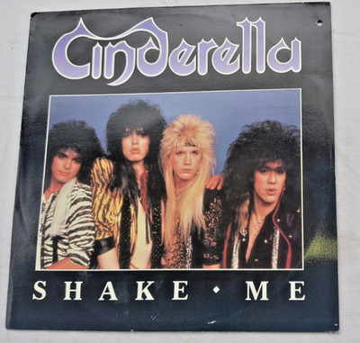 CINDERELLA ''SHAKE ME'' 1986 VERTIGO UK 12'' SINGLE (GLAM METAL)