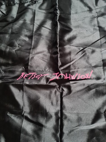 Betsey Johnson Dust Bag, Black, Satin Look, 24x24in - Picture 1 of 4