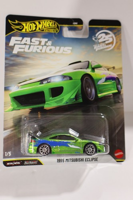 #ad 2026 Hot Wheels Premium 25 Years Fast amp; Furious 1995 Mitsubishi Eclipse Chase $33.99