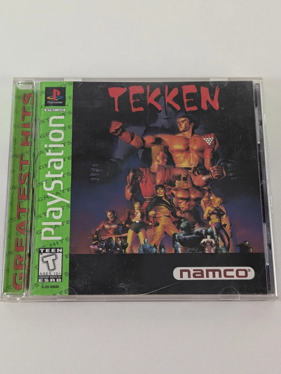 Tekken Sur PS1, Sony Playstation 1, Première Edition Boîte Cartonnée, Très Bon état