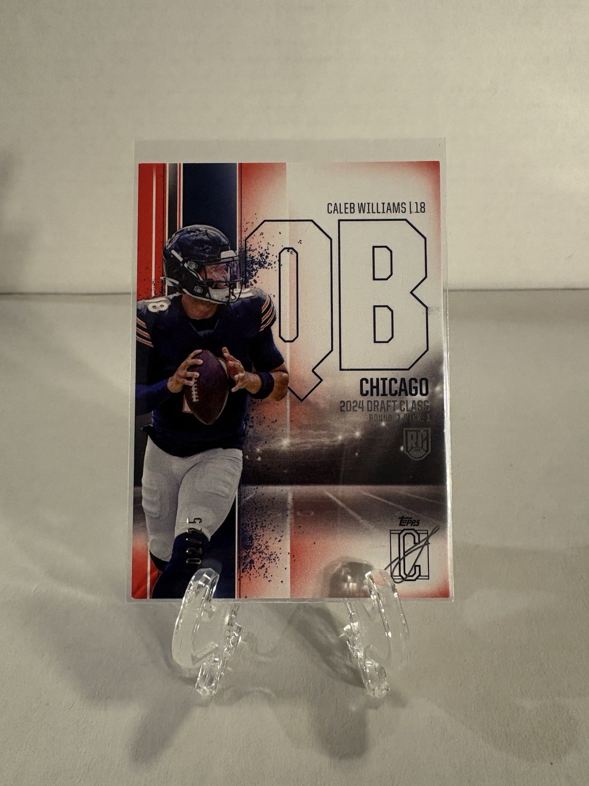 2024 Topps Signature Class - Caleb Williams #84 Red SP /25 (Z)