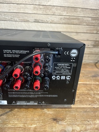 Onkyo TX-SR606 AV Receiver Dolby 7.1 Surround Amplifier - Working Unit Only - Picture 6 of 11