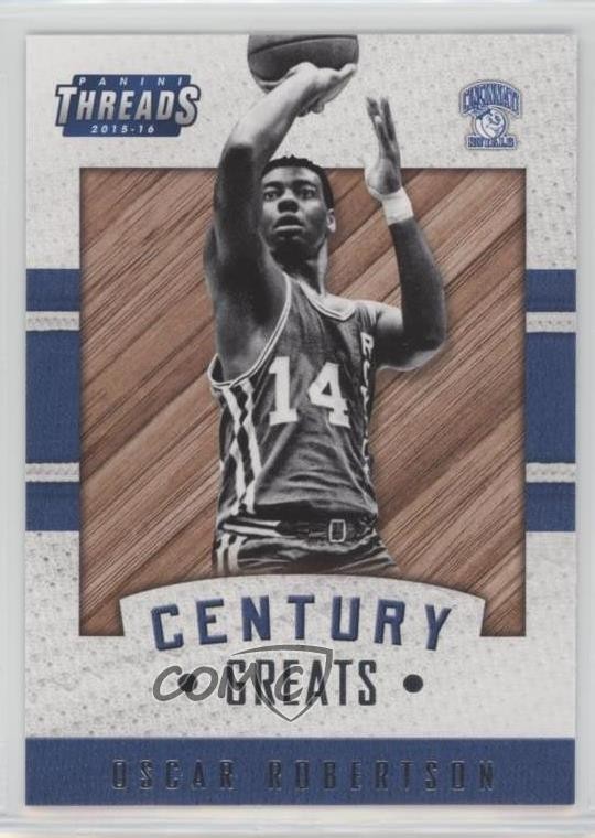 2015-16 Panini Threads Century Greats Oscar Robertson #20 HOF z0c