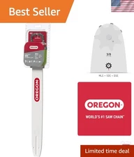 All-in-One 16-Inch Chainsaw Bar and Chain - Low Kickback, Fits Multiple Models