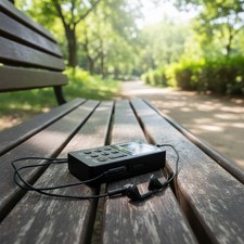 Portable AM FM Radio Mini Digital Tuning with Rechargeable Battery Earphone f...