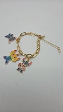 Walt Disney Stitch Bracelet Charms Set of 3 with Different Characters Charms