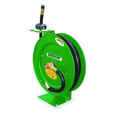 Spring Return Hose Reel, 3/8 in Hose Diameter, 35 ft Length, 300 psi Max.