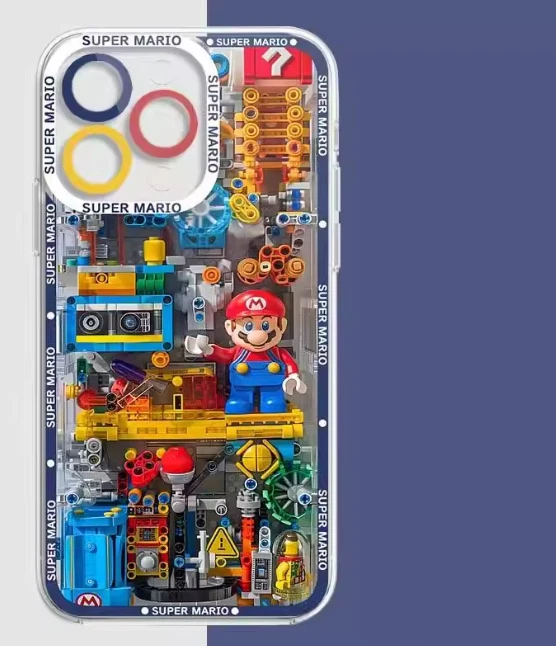 Nueva funda de teléfono Pokémon Mario para S25 S24 S22 S23Plus Note 20 Ultra 5G S21 S20 FE Foto 2 de 4