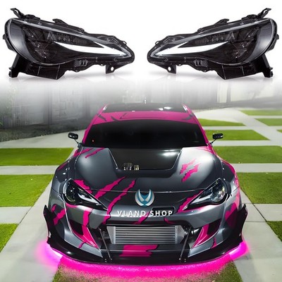 VLAND Full LED Projector Headlights For 2012-2019 2020 Toyota 86 Subaru BRZ FR-S