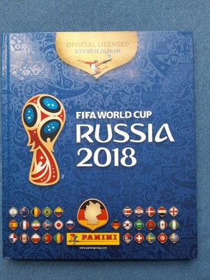 Panini Hardcover Deluxe World Cup/WC Russia 2018 Complete Album With All Stickers