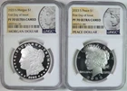 2023 S Morgan & Peace Dollar $1 Proof Set First Day of Issue NGC PF70 Ultra Cam