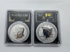 2025-S Reverse Proof $1 Morgan and Peace Dollar 2pc Set PCGS  FS Morgan PR 70