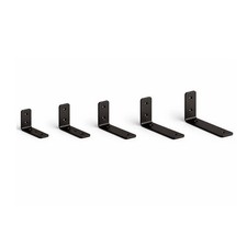 Kingsley DIY Home Wall Shelf Brackets Heavy Duty 4" to 12" Wall Shelves