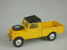 Corgi Toys 350 416 Land Rover 109 WB giallo vintage Made in Gt. Gran Bretagna 134158