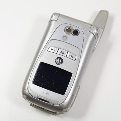 Motorola i870 (Nextel) iDen Cell Phone PTT Silver, 25MB - For