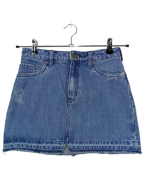FREE PEOPLE Jupe en jeans Dames Jupe T EU 34 bleu style décontracté - Photo 1/4
