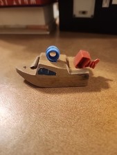 Vintage Mattel 1973 Wood Boat Camp Putt Putt