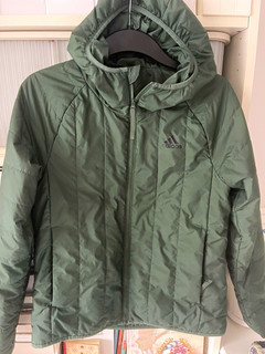 adidas Primegreen Damen Steppjacke mit Kapuze grün Gr. XS