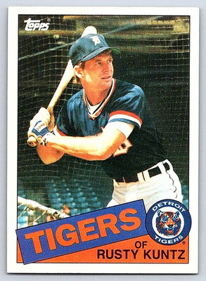 #ad #ad 1985 Topps Rusty Kuntz #73 $1.99