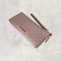 Michael Kors GeldböRse Portemonnaie Portmonee Jet Set Travel Rosa Rose Gold NEU