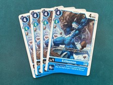 ExVeemon ST9-04 Playset NYCC 2023 Demo Deck Digimon Card Game x4