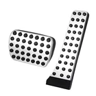 2pcs Gas and Brake Pedals Pads Cover Anti-Slip for Mercedes-Benz C E S GLC