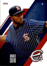 2018 Syracuse Chiefs Choice #25 Wander Suero Dominican Republic DR Baseball Card
