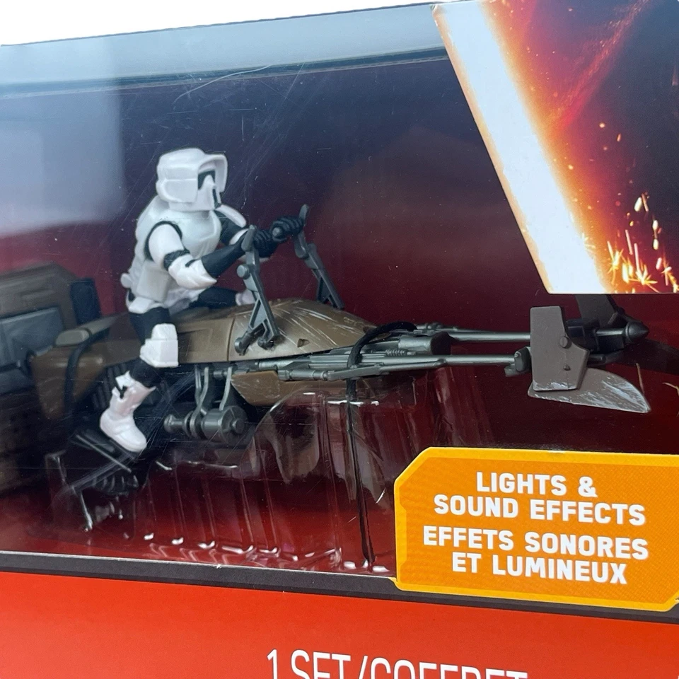 STAR WARS Air Hogs Remote Control Speeder Bike Spin Master RC - Image 2 of 3