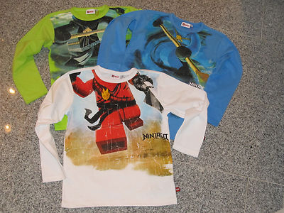 Lego Wear Ninjago  Longsleeve Pulli Langarmshirt 128 134 140 146 152 in 3 Farben