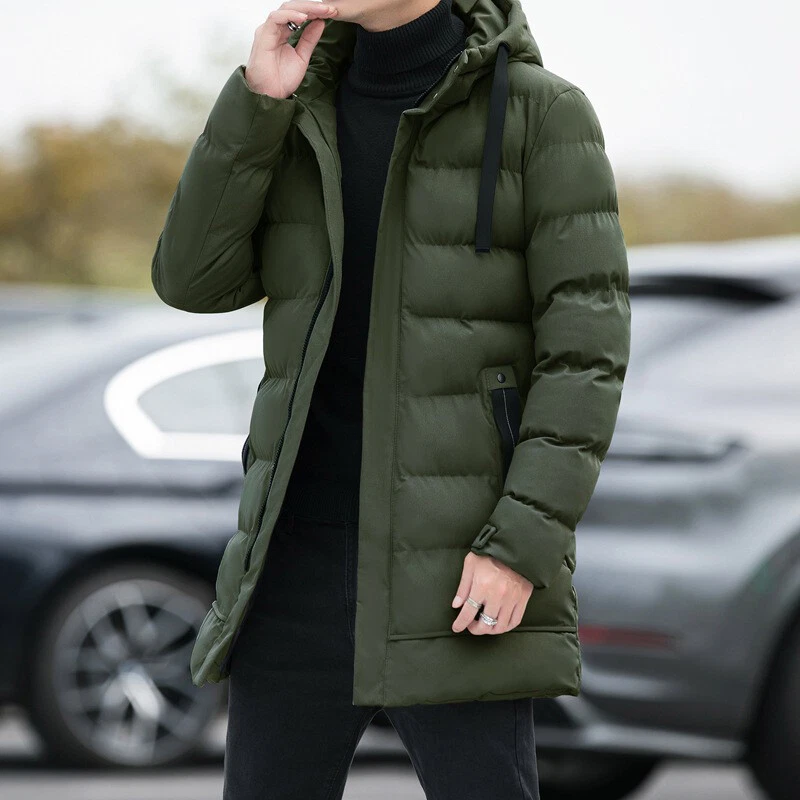 Warm puffer sales coat with hood