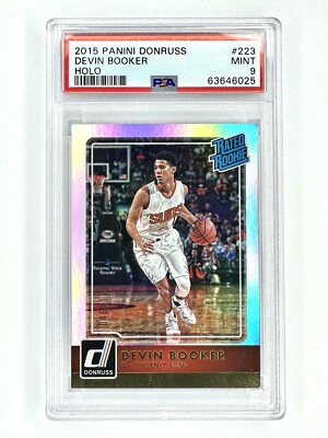 2015-16 Panini Donruss - Rated Rookie Holo #223 Devin Booker /199 