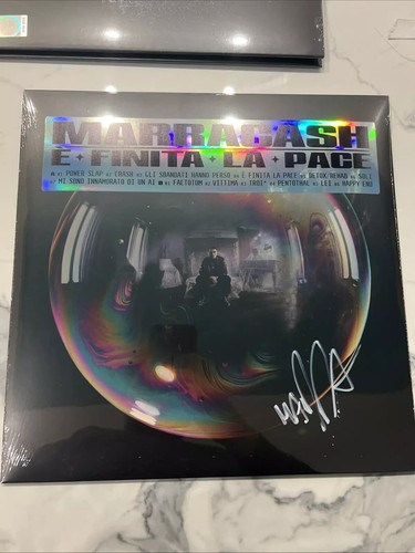 MARRACASH - È FINITA LA PACE VINILE LP NUMERATO AUTOGRAFATO SOLD OUT - Foto 2 di 3