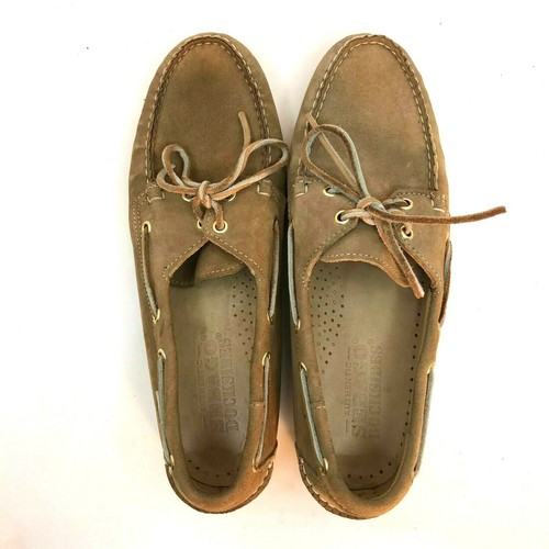 Zapatos de barco muelles 2 ojos con cordones para hombre 10 M [09] eBay
