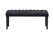Global Furniture USA D8685BN-BLK Black Velvet Bench