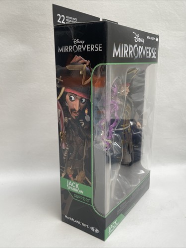 Disney Mirrorverse Jack Sparrow Fractured Sealed McFarland Toys Action Figure - Picture 6 of 10