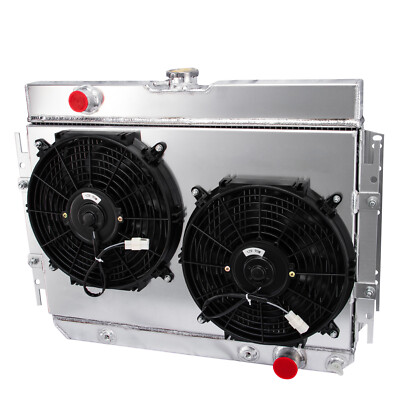 For Chevy Impala/Bel Air/Chevelle/EL Camino 1963-1968 4 Row Radiator Shroud Fan