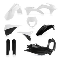 Acerbis Set Motorradverkleidungen Plastics Weiß/Schwarz KTM EXC 125 2014 2015