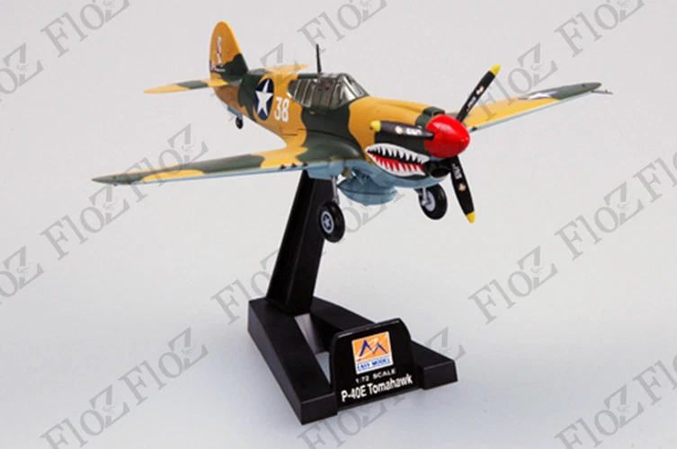 WWII P-40 E Warhawk 16FS 23FG 1942 1/72 finished plane Easy model - Image 2 of 4