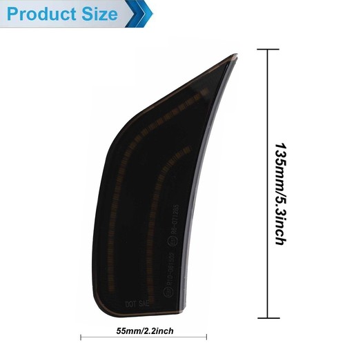 LED Side Marker Lights For Cadillac Escalade Chevy Suburban GMC Yukon 2021-2023 - Picture 5 of 8