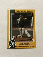 2021 Topps Heritage #72WS-9 1972 world series highlights Sal Bando