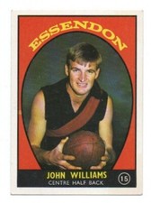 1968 A Scanlens (15) John WILLIAMS Essendon (Rookie Card)
