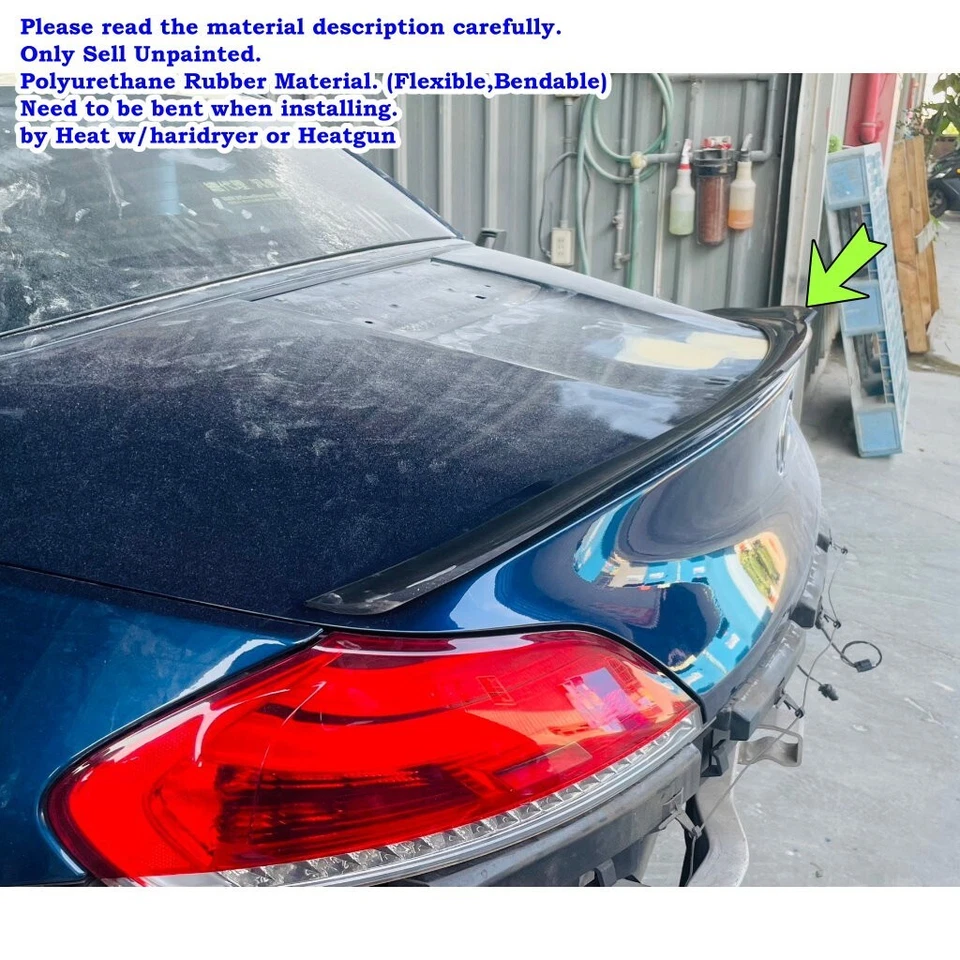 Kmh 284RC Rear Duckbill Trunk Spoiler Wing Fits 2009~2016 BMW Z4 E89 Convertible - Изображение 4 из 4