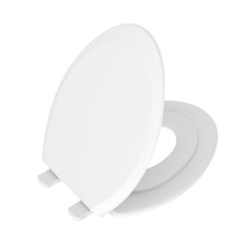 Plastic Elongated Unisex 2-In-1 Potty Training Toilet Seat Soft Close Easy Clean