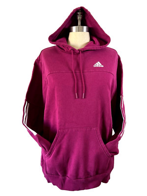 Women s Adidas Hoodie Kangaroo Pocket Burgundy Size Small Nice!