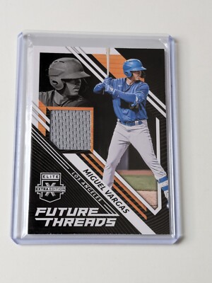 Panini Elite Extra Edition 2021 Miguel Vargas Dodgers Future Threads Patch MLB 
